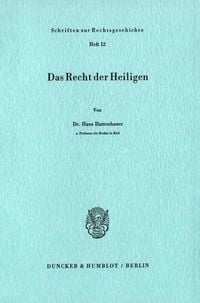 Produktbild: Das Recht der Heiligen.