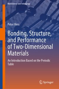 Produktbild: Bonding, Structure, and Performance of Two-Dimensional Materials