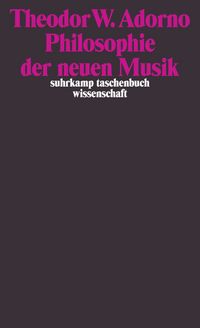 Produktbild: Philosophie der neuen Musik