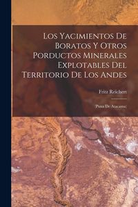 Produktbild: Los Yacimientos De Boratos Y Otros Porductos Minerales Explotables Del Territorio De Los Andes: (Puna De Atacama)