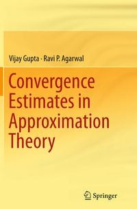 Produktbild: Convergence Estimates in Approximation Theory