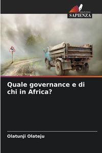 Produktbild: Quale governance e di chi in Africa?