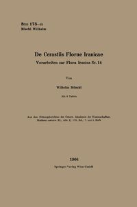 Produktbild: De Cerastiis Florae Iranicae