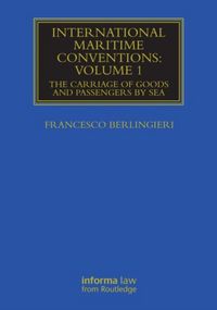 Produktbild: Berlingieri, F: International Maritime Conventions (Volume 1