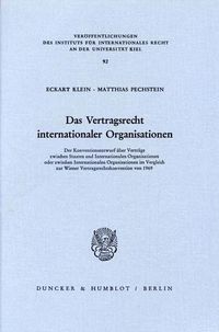 Produktbild: Das Vertragsrecht internationaler Organisationen.