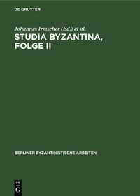 Produktbild: Studia Byzantina, Folge II