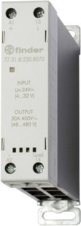 Produktbild: Finder Halbleiterrelais 77.31.8.230.8070 30 A Schaltspannung (max.): 480 V/AC Nullspannungsschaltend 1 St.