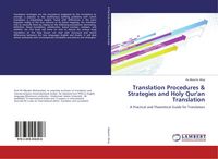 Produktbild: Translation Procedures & Strategies and Holy Qur'an Translation