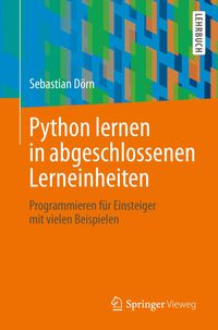 Produktbild: Python lernen in abgeschlossenen Lerneinheiten