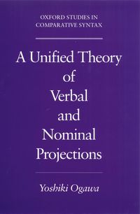 Produktbild: A Unified Theory of Verbal and Nominal Projections