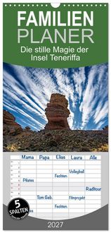 Produktbild: Familienplaner 2027 - Die stille Magie der Insel Teneriffa mit 5 Spalten (Wandkalender, 21 x 45 cm) CALVENDO