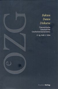 Österreichische Zeitschrift für Geschichtswissenschaften 2/04