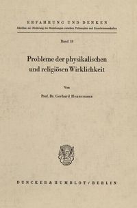 Produktbild: Probleme der physikalischen und religi&ouml;sen Wirklichkeit.