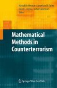 Produktbild: Mathematical Methods in Counterterrorism