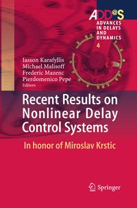 Produktbild: Recent Results on Nonlinear Delay Control Systems