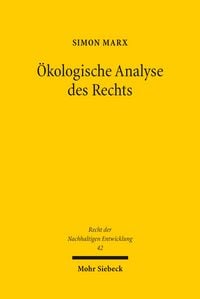 Produktbild: &Ouml;kologische Analyse des Rechts