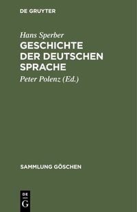 Produktbild: Geschichte der deutschen Sprache