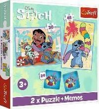 Produktbild: Puzzles - "2in1+memos" - Disney Lilo&Stitch