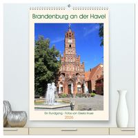 Produktbild: Brandenburg an der Havel - Ein Rundgang (hochwertiger Premium Wandkalender 2026 DIN A2 hoch), Kunstdruck in Hochglanz