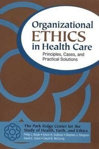 Produktbild: Organizational Ethics in Health Care
