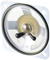 Produktbild: TRU COMPONENTS Kleinlautsprecher 7.7 cm 1 W 8 Ω 91 dB Kunststoff-Membran, Transparente Membran