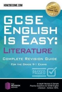 Produktbild: GCSE English is Easy: Literature - Complete revision guide for the grade 9-1 system