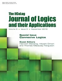 Produktbild: IfColog Journal of Logics and their Applications. Volume 3, number 3