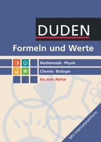 Produktbild: Formeln und Werte - Sekundarstufe I und II