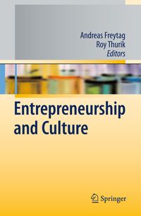 Produktbild: Entrepreneurship and Culture