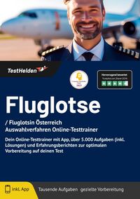 Produktbild: Fluglotse / Fluglotsin &Ouml;sterreich Auswahlverfahren: Online-Testtrainer - Dein On