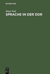 Produktbild: Sprache in der DDR