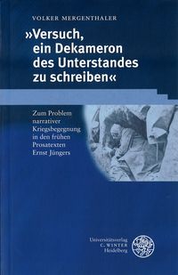 Produktbild: Versuch, ein Dekameron des Unterstandes zu schreiben