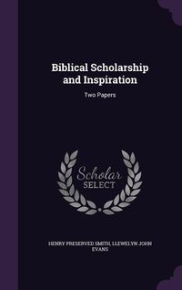 Produktbild: Biblical Scholarship and Inspiration