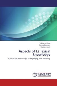 Produktbild: Zarei, A: Aspects of L2 lexical knowledge