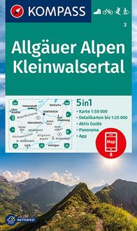 Bild vom Artikel KOMPASS Wanderkarte 3 Allgäuer Alpen, Kleinwalsertal 1:50.000 vom Autor 