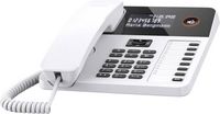 Produktbild: Gigaset DESK 600 Schnurgebundenes Telefon, analog f&uuml;r H&ouml;rger&auml;te kompatibel, Optische Anrufsignalisierung, Wahlwiederholung Wei&szlig;