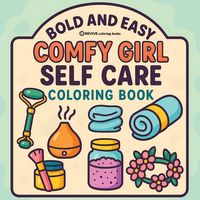 Produktbild: Bold & Easy Comfy Girl Self Care Coloring Book