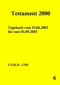 Produktbild: Testament 2000 Band 6