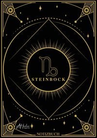 Produktbild: Edles Notizbuch Sternzeichen Steinbock | Designed by Alfred Herler
