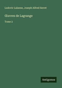 Produktbild: &iquest;uvres de Lagrange