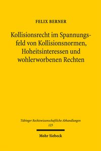 Produktbild: Kollisionsrecht im Spannungsfeld von Kollisionsnormen, Hoheitsinteressen und wohlerworbenen Rechten