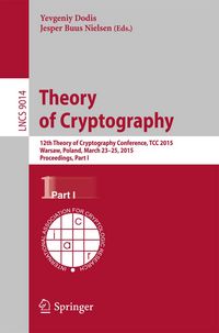 Produktbild: Theory of Cryptography
