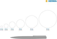 Herma Etiketten A4 40mm rund 25 Blatt 600 Stück