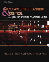 Produktbild: Manufacturing Planning and Control for Supply Chain Management