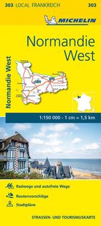 Bild vom Artikel Michelin Localkarte Normandie West 1 : 150 000 vom Autor 
