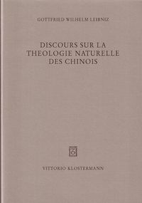 Produktbild: Discours sur la Theologie Naturelle des Chinois