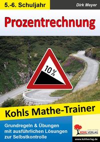 Produktbild: Kohls Mathe-Trainer - Prozentrechnung