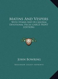 Produktbild: Matins And Vespers