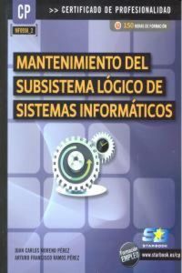 Produktbild: Mantenimiento del subsistema l&oacute;gico de sistemas inform&aacute;ticos