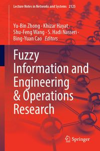 Produktbild: Fuzzy Information and Engineering & Operations Research